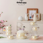طقم مج شوربة على حامل 🍲